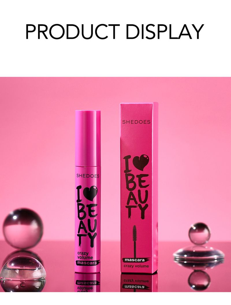 Shedoes waterproof, dense, elongated, non smudging, large capacity, four color eye black_voghion.com