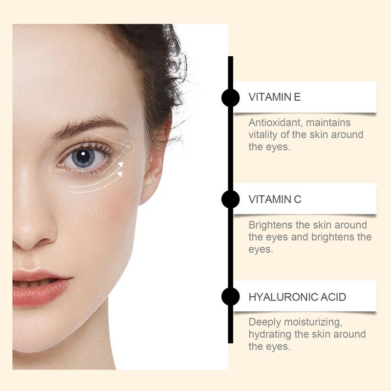 EELHOE Vitamin C Brightening Firming Cream Bar Reduces Fine Lines Bags, Improves Eye Temperature And Nourishes The Eyes_voghion.com