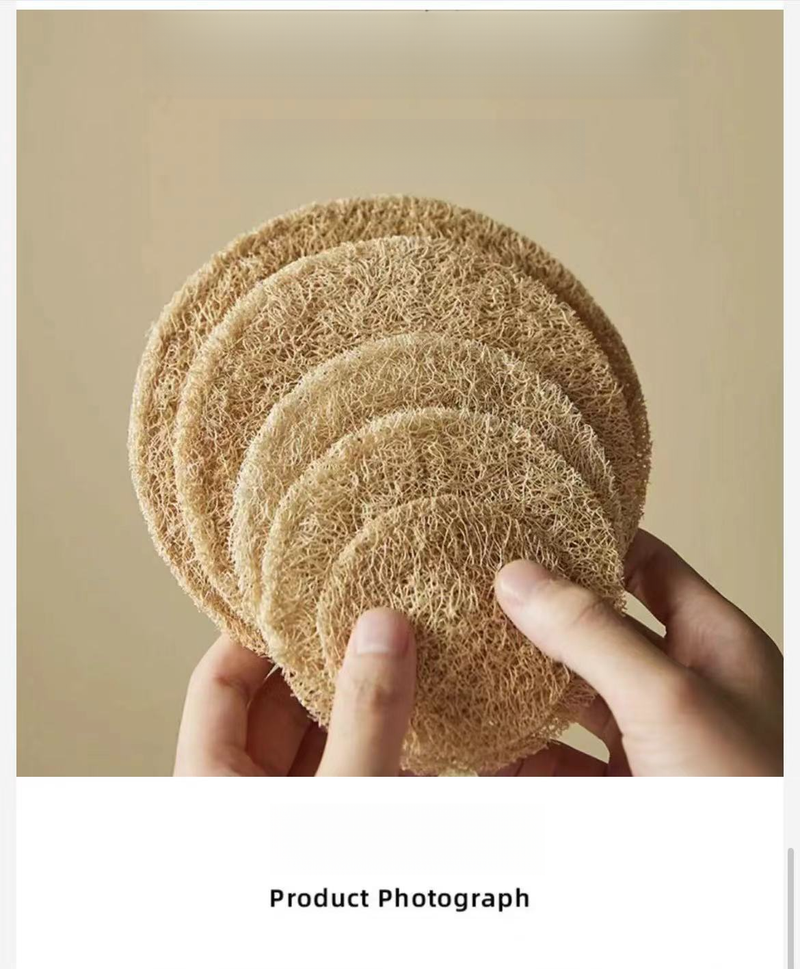 Absorbent Loofah Pot Yixing Teapot Mat, Tea Ceremony Accessories, Heat Insulation Rattan Woven Base Mat_voghion.com