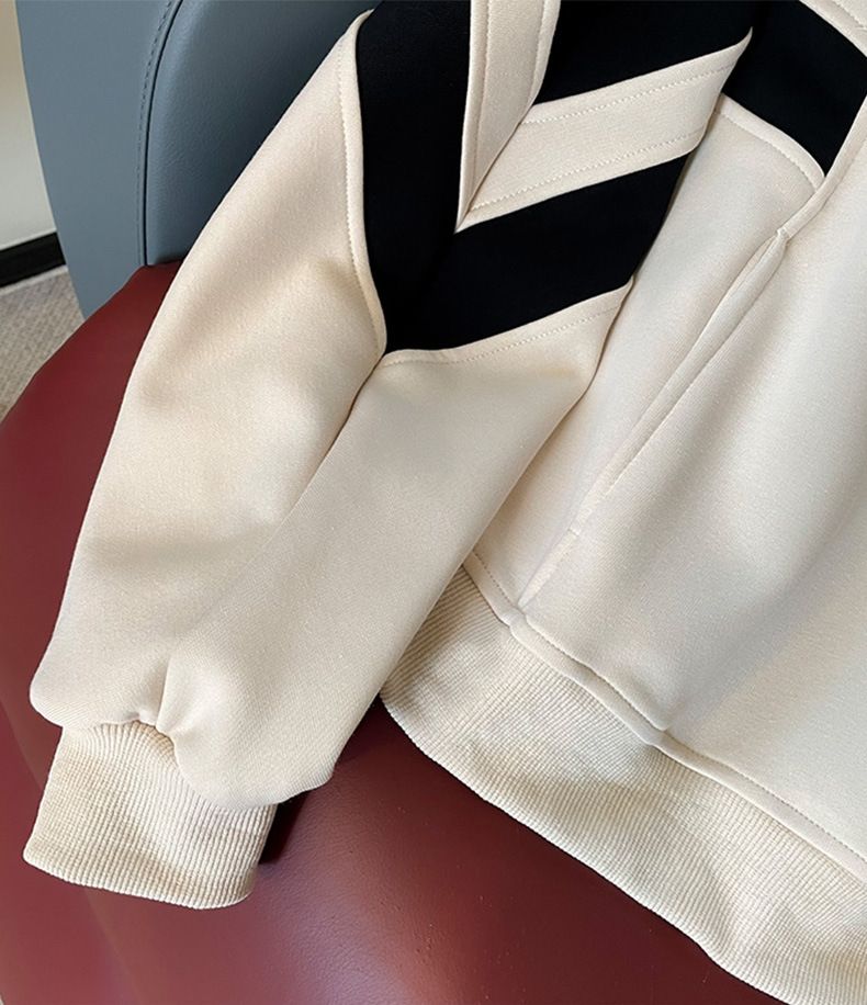 Costume de sport casual pentru femei, plush, toamna și iarna, stil coreean nou, modă, reducere a vârstei, pulover, costum din două piese_voghion.com