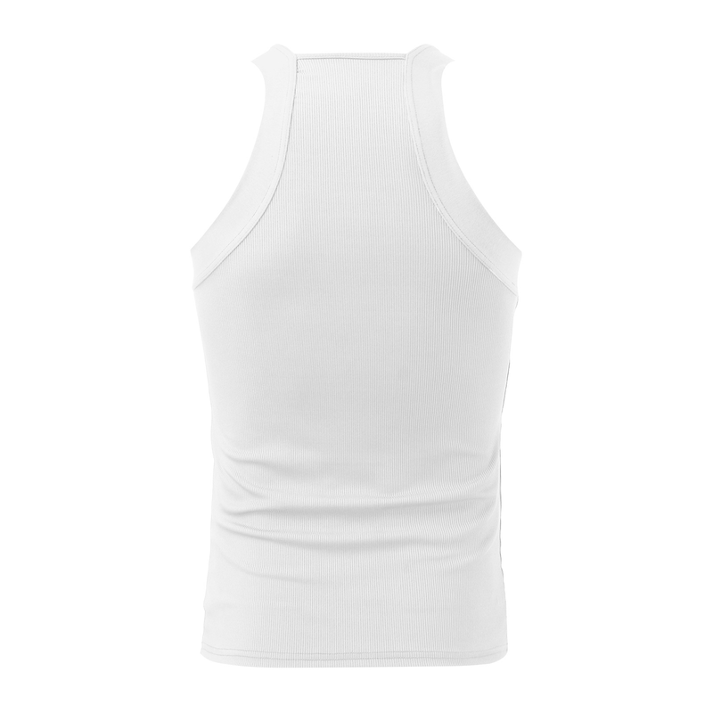 2024 Neue Schultergurt-Vollfarbe Modische ärmellose Shapewear für Herren Sexy Eng anliegende Weste_voghion.com