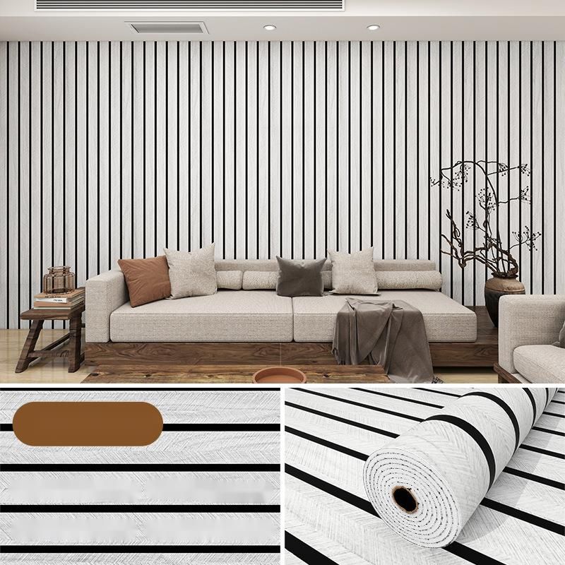 Thickened Self-Adhesive Grid Stickers Waterproof Moisture-Proof Wood Grain Living Room TV Background Wall_voghion.com