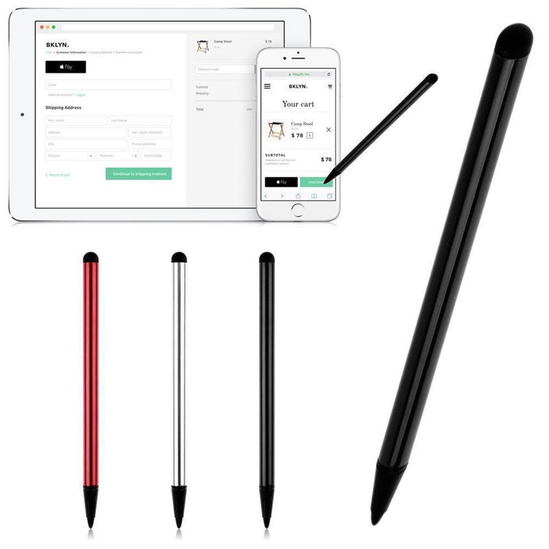 1pc Capacitive Touch Screen Pencil For IPhone/Samsung/iPad Tablet Multifunction Touchscreen Pen Mobile Phone Stylus_voghion.com