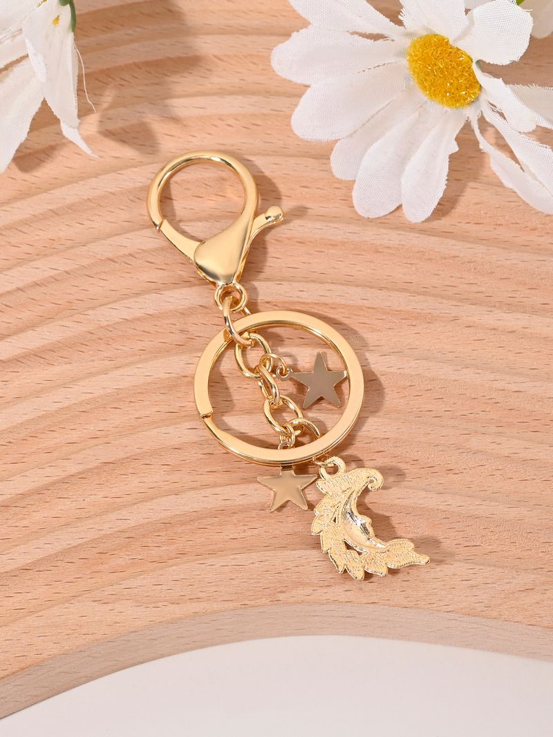 Sun Star Moon High-end Bag Car Pendant New Keychain_voghion.com