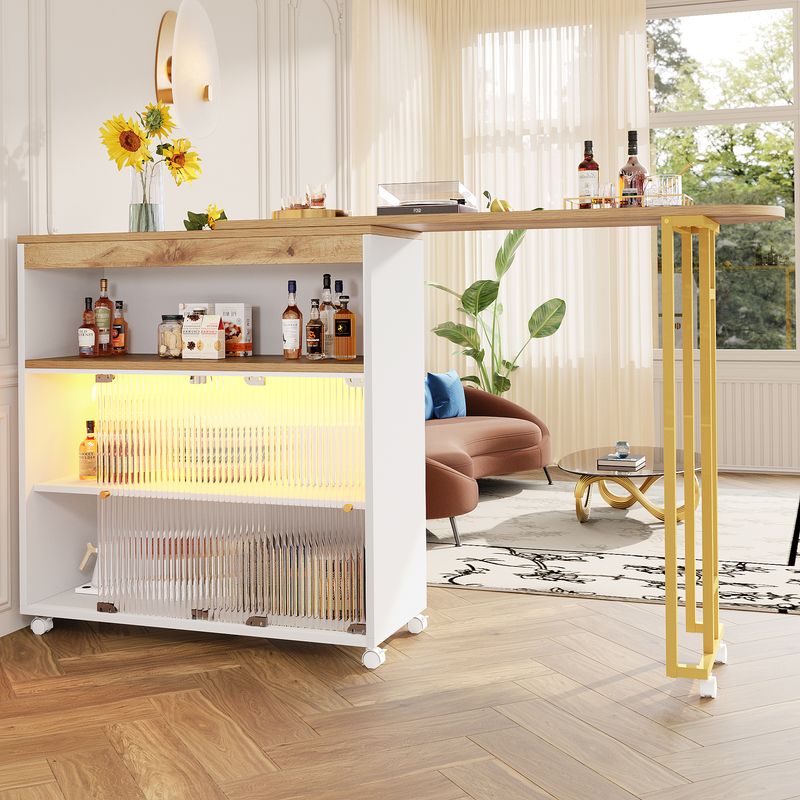 Lampada da tavolo esterna con LED 138-204x105cm, Bianco_voghion.com