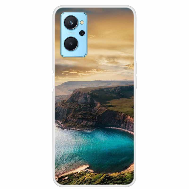 Coque souple transparente en TPU colorée pour téléphone Realme 9i, nouveau modèle_voghion.com