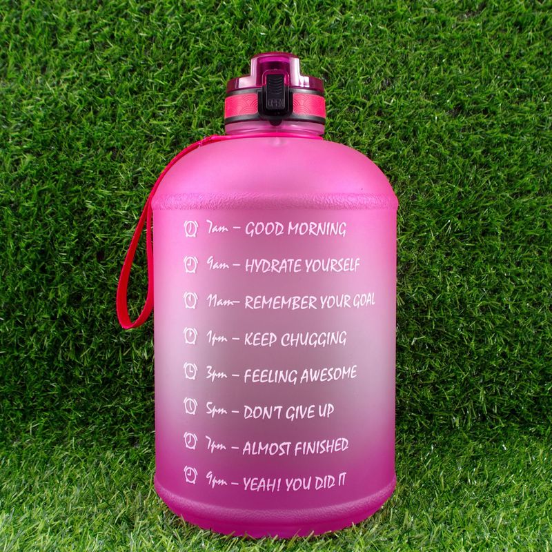 Φορητό μπουκάλι νερού με κάλυμμα αναπήδησης 3,78 λίτρων, μεγάλης χωρητικότητας τόνου ενός γαλονιού_voghion.com