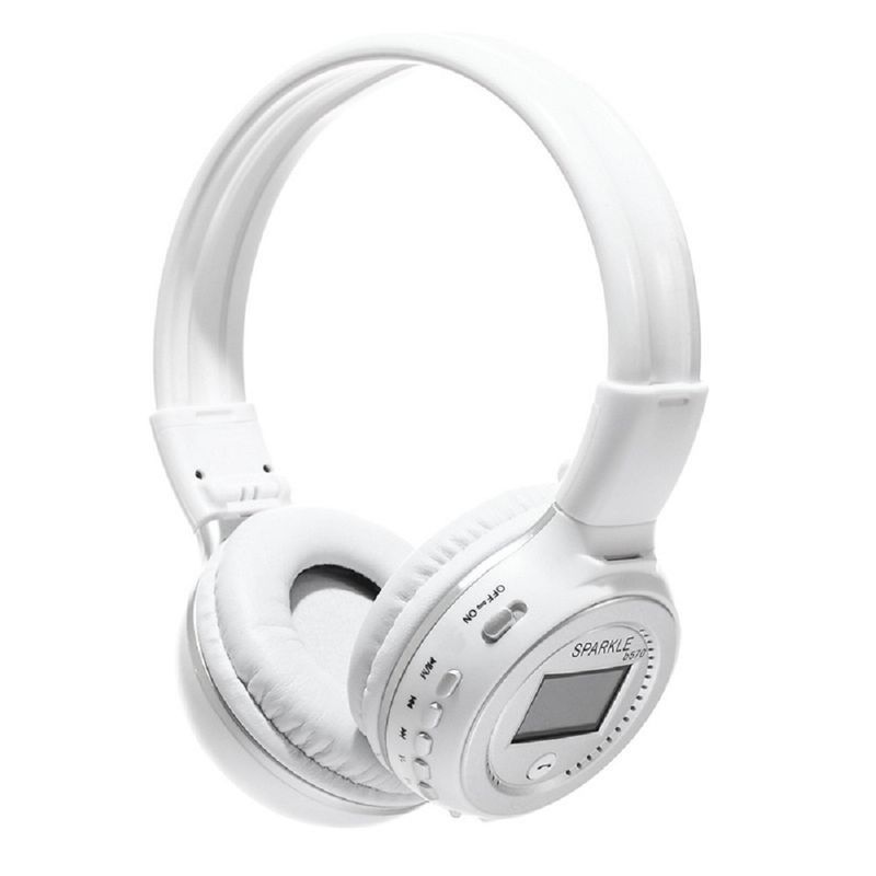 Cuffie wireless radio over-ear compatibili con Bluetooth, auricolari stereo per computer e telefono, supporto audio FM._voghion.com
