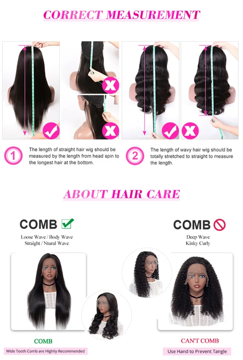 6X6 Brazilian Body Wave Human Hair Lace Frontal Full Lace Glueless Wig 13X4 HD Transparent Wig_voghion.com