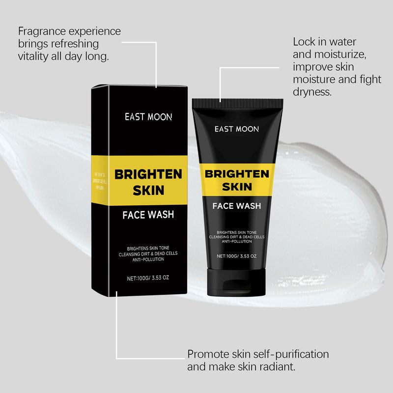 EAST MOON Férfi arctisztító Hidratáló tisztítás Gyengéd, hidratáló, sűrű hab Mélytisztító Nem feszes_voghion.com