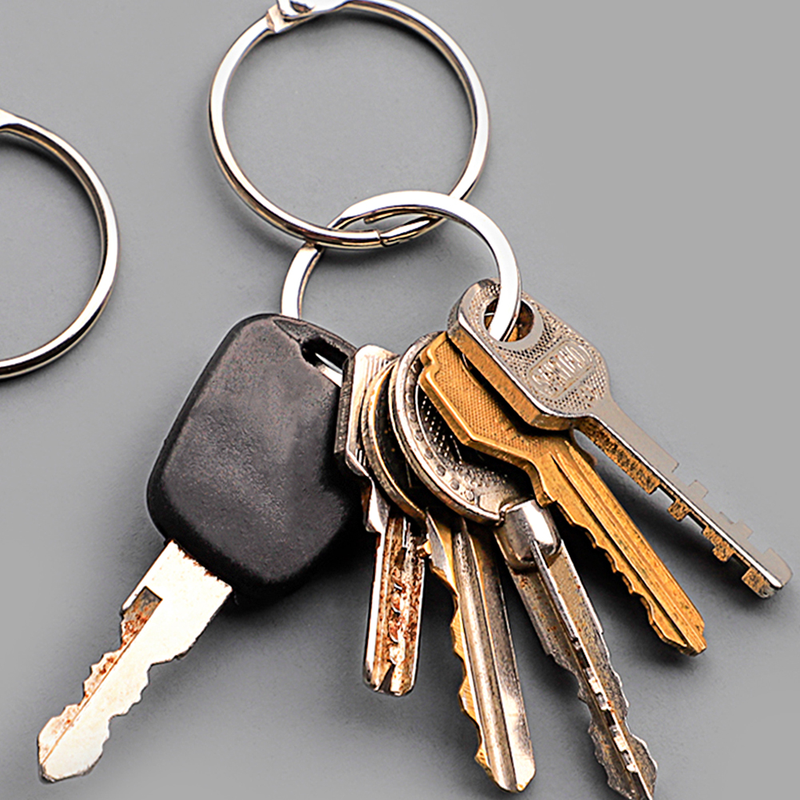 15/30pcs Metal Ring Binder Staple Book Binder Albums Loose-leaf Book Hoops Loose Leaf Ring Keychain Office Binding Supplies_voghion.com