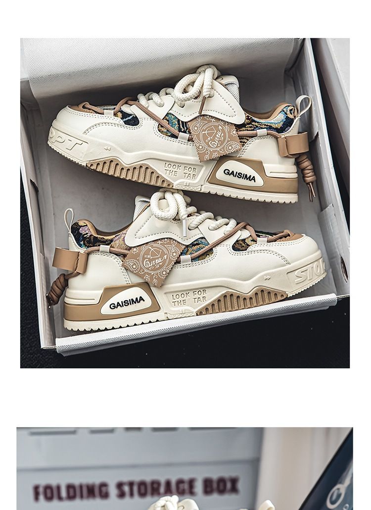 Herrenschuhe neue Herbst- und Winterschuhe atmungsaktive vielseitige Freizeitschuhe mit dicker Sohle Herrenmode Trend Sportschuhe_voghion.com