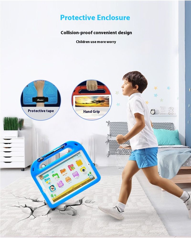 Nouvelle tablette d'apprentissage pour enfants anti-chute de 10 pouces avec insertion de carte 3G WiFi_voghion.com