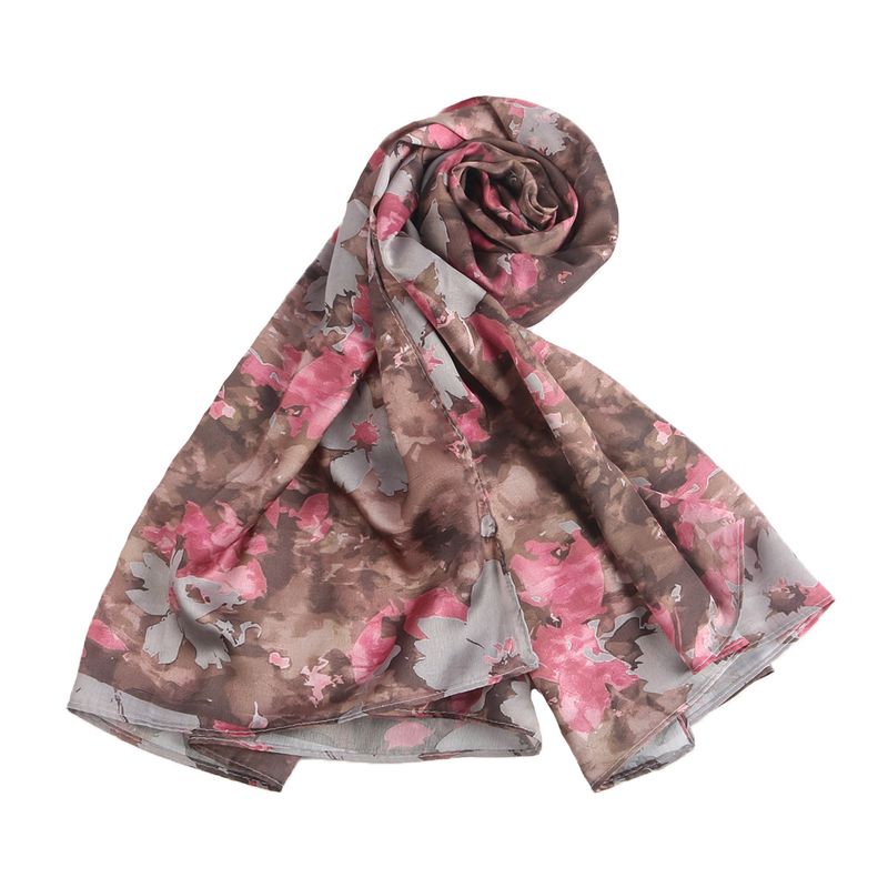 Muslim headscarf Silk Printed Scarf National Shawl Senior Printed National Scarf Shawl Headscarf 180*85cm_voghion.com