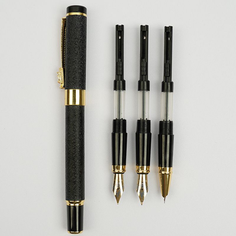 9180 Yongsheng Faucet Three Piece Gift Box Fountain Pen With LOGO Student Calligraphy Pen Business Gift Signature Pen_voghion.com