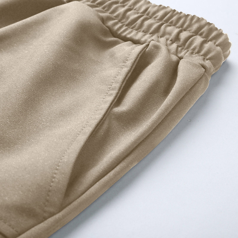 2024 Summer New Workwear Shorts, Pure Cotton Loose Size 5/4 Pants, Men's Multi Bag Casual Pants_voghion.com