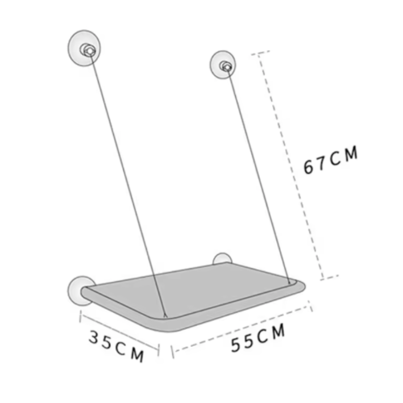 Neue Haustier-Katzenhängematte Zum Aufhängen, Katzenbett, Lager 20 Kg, Bequemer, Sonniger Fenstersitz, Kätzchen-Kletterrahmen, Heimtierbedarf_voghion.com