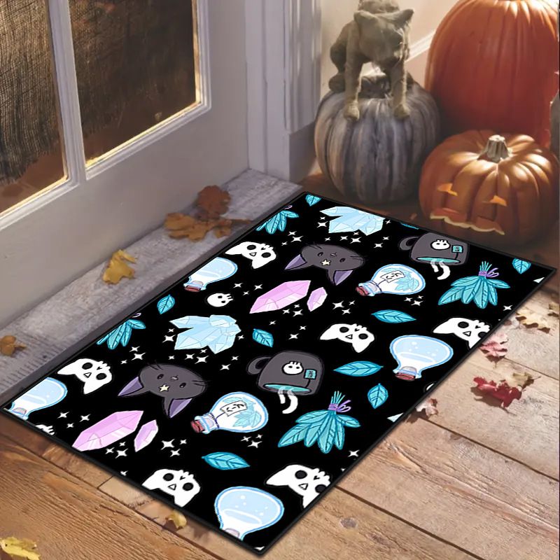 Zerbino assorbente in stile nordico - Tappeto antiscivolo impermeabile per ingresso, cucina e bagno (60x90 cm, facile da pulire, per interni ed esterni)_voghion.com