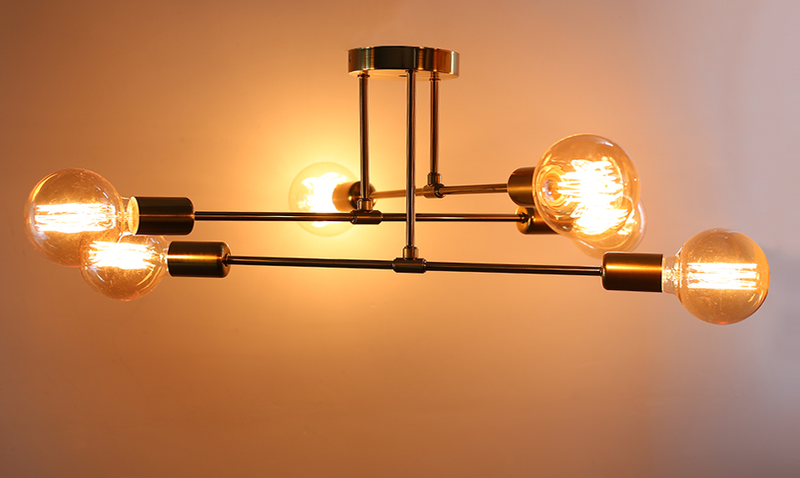 Moderne LED-Deckenleuchten, industriell, ohne Lichtquelle, Eisen, Schwarz/Gold, nordische minimalistische Heimdekoration, Wohnzimmer, Esszimmer, Deckenlampen_voghion.com
