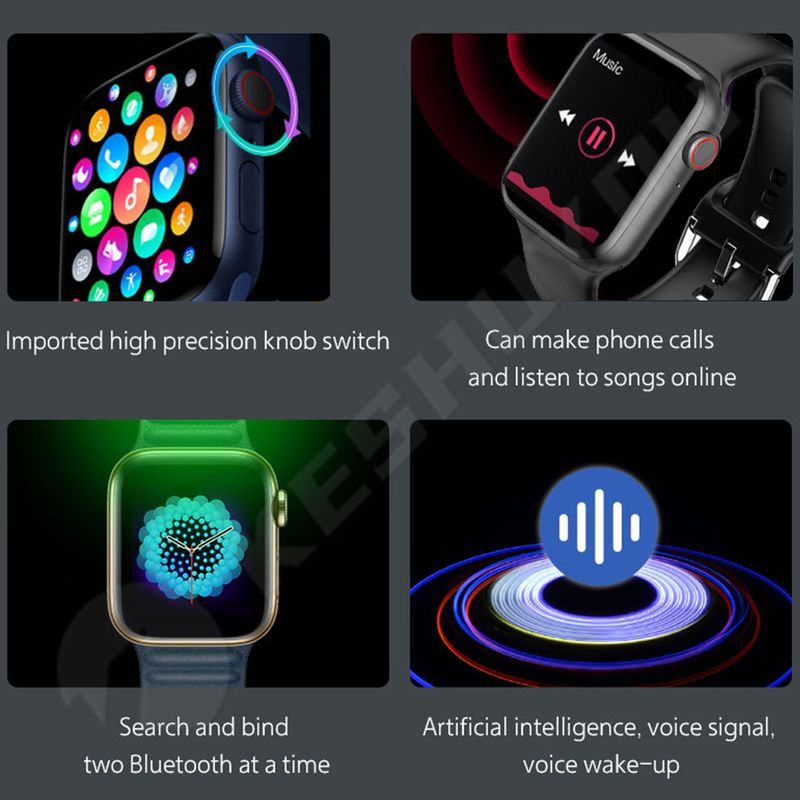 2023 Smart Women Series 2.0 "Bildschirm Bluetooth Anruf Herzfrequenz Blutdruck Männer Smartwatch für Apple IWO Watch 8_voghion.com