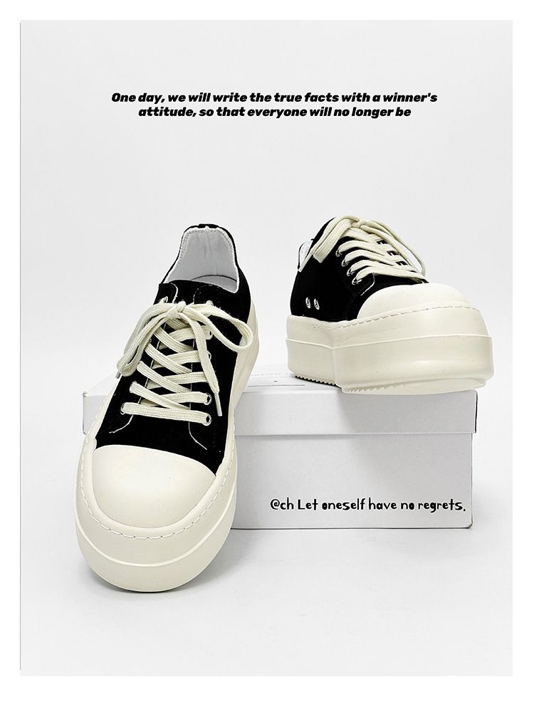 Scarpe casual versatili con suola spessa per coppie di uomini e donne_voghion.com