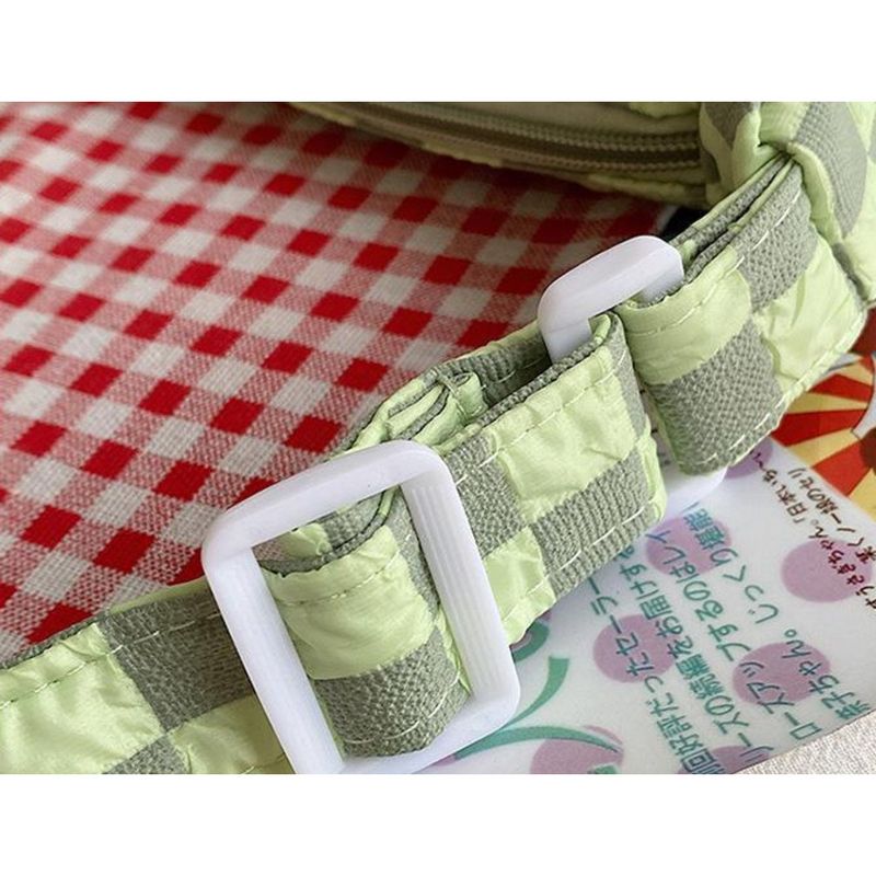 Checkered Dumpling Bun Women's Bag 2024 New Korean Small Form Design Fashionable and Versatile One Shoulder Crossbody Bag_voghion.com