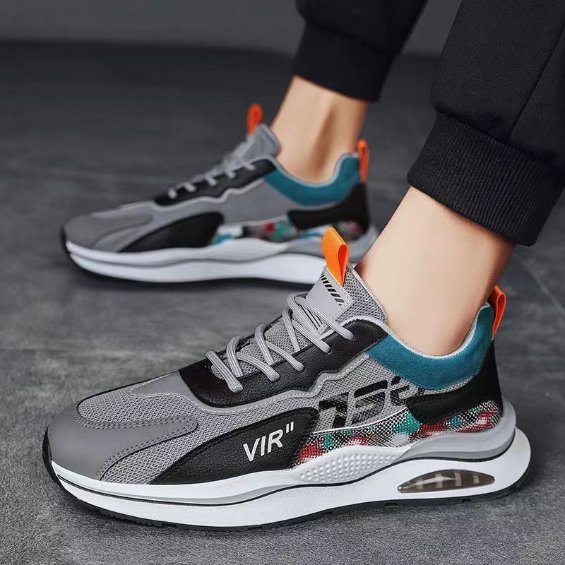 Forrest Gump 2024 Spring New Versatile Casual Mesh Sports Men's Breathable Running Heightening Dad Shoes_voghion.com