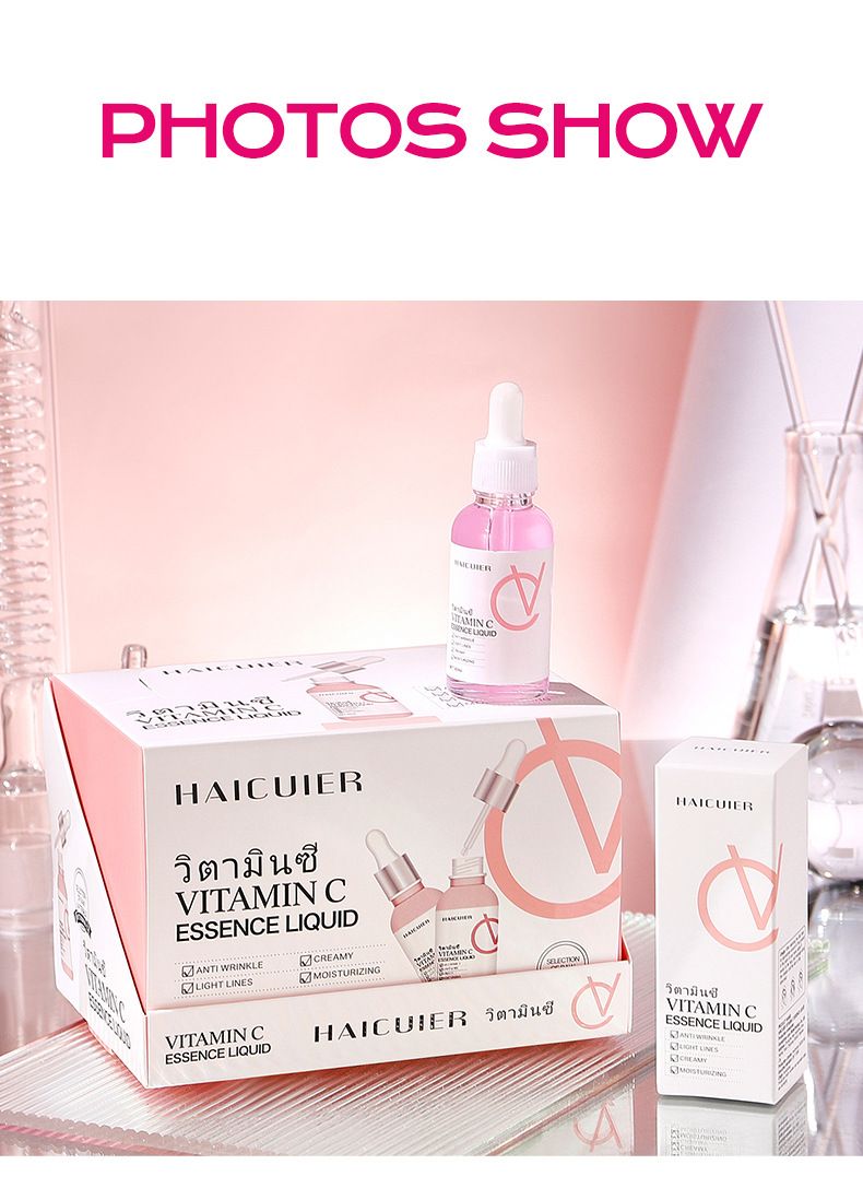 Serum Exclusive HAICUIER Vitamin C Essence Gentle Moisturizing And Repairing Essence Liquid_voghion.com