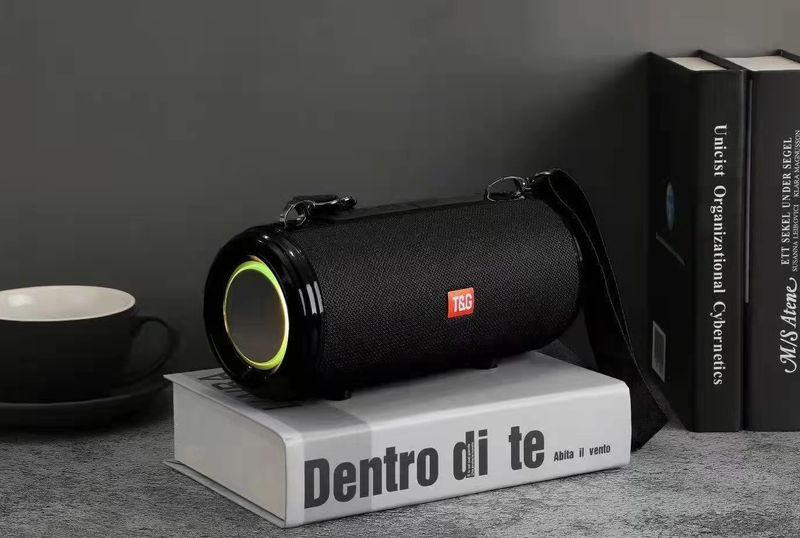 TG537 bezvadu āra pārnēsājama siksna ūdensnecaurlaidīga krāsaina gaismas FM basa lielgabala TWS kartes ievietošana Bluetooth skaļrunis_voghion.com