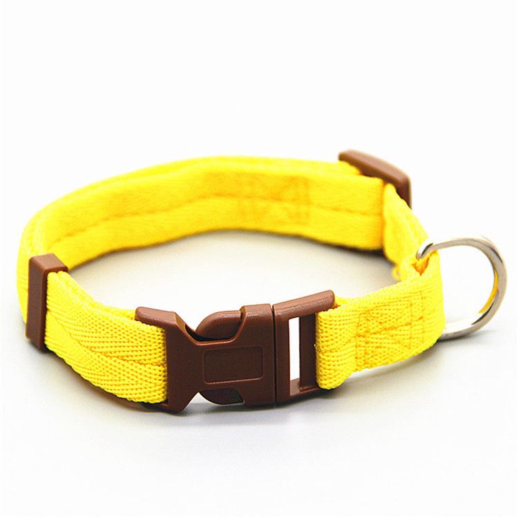 Supplies Large Small Dog Anti-Choking Multicolor Nylon Pet Collar_voghion.com