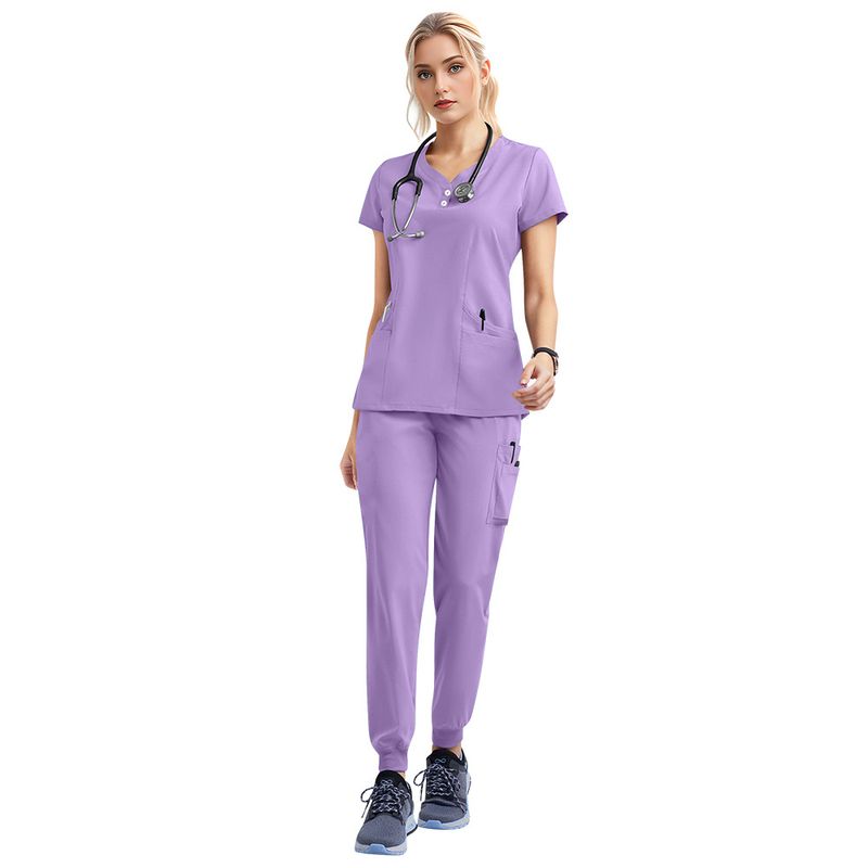 Prezzo all'ingrosso medico infermiere camici set uniformi mediche donne jogger set accessori ospedalieri sala operatoria abbigliamento da lavoro chirurgico_voghion.com