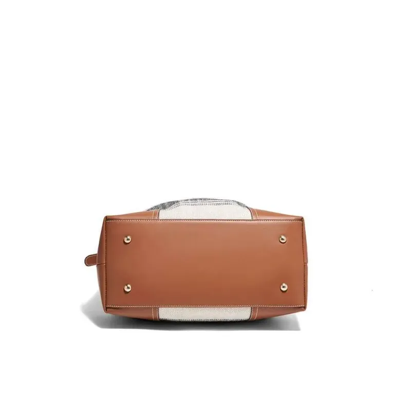 Borsa a mano in tessuto da donna, borsa a tracolla, borsa a secchiello, borsa regalo di Natale, grande capacità, di design 2025_voghion.com