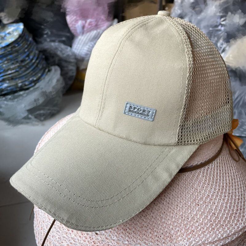 Canvas Baseball Men's Duckbill Cap Outdoor Sun Wide Hat Extra Long Brim_voghion.com