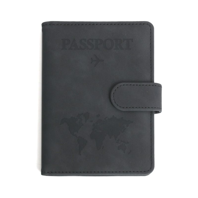 PU Spot Passport Bag, Multi-function ID Bag, Storage Bag, Passport Holder, Anti-theft Brush, Passport Holder._voghion.com