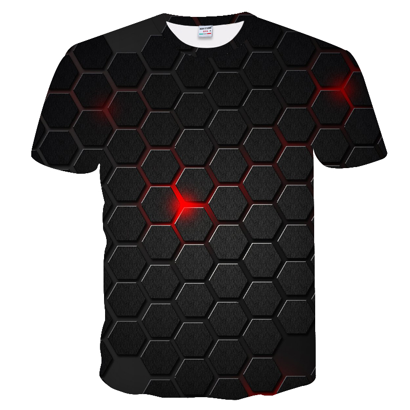 Jungen Kleidung Anime Harajuku Top Sommer 3D Mode Herren T-Shirt O Kragen Hemd Große Größe Streetwear_voghion.com