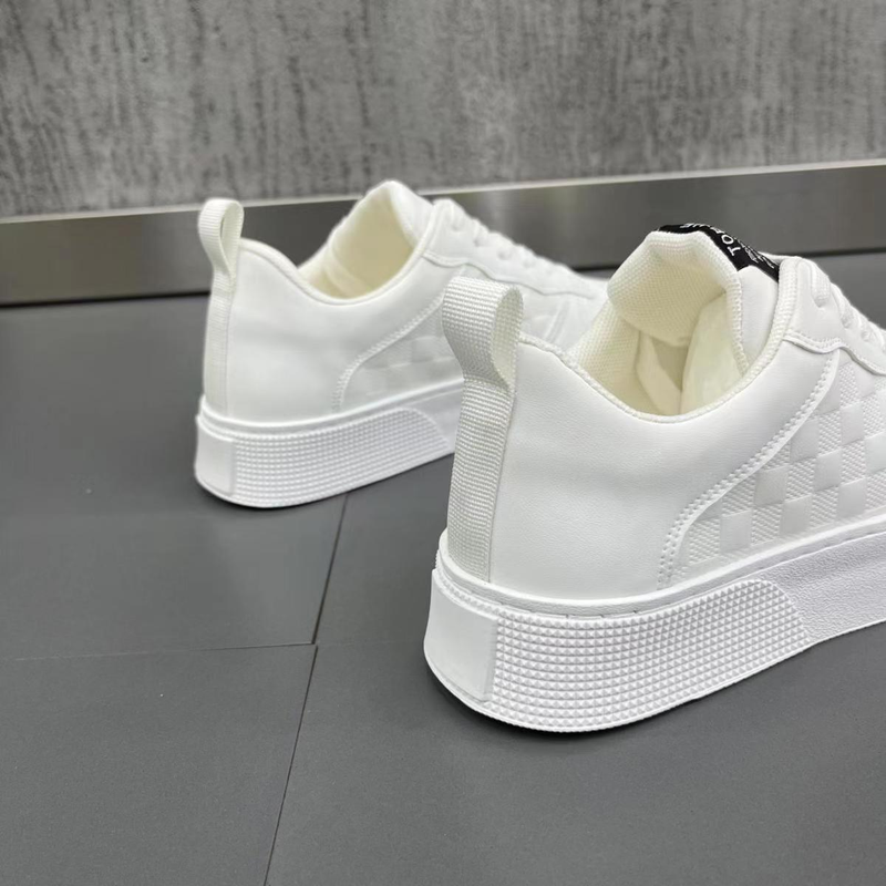 Herrenschuhe Frühjahr neue kleine weiße Schuhe Herren Trend All-Match-Schuhe Herren verschleißfeste Sport-Casual-Board-Schuhe_voghion.com