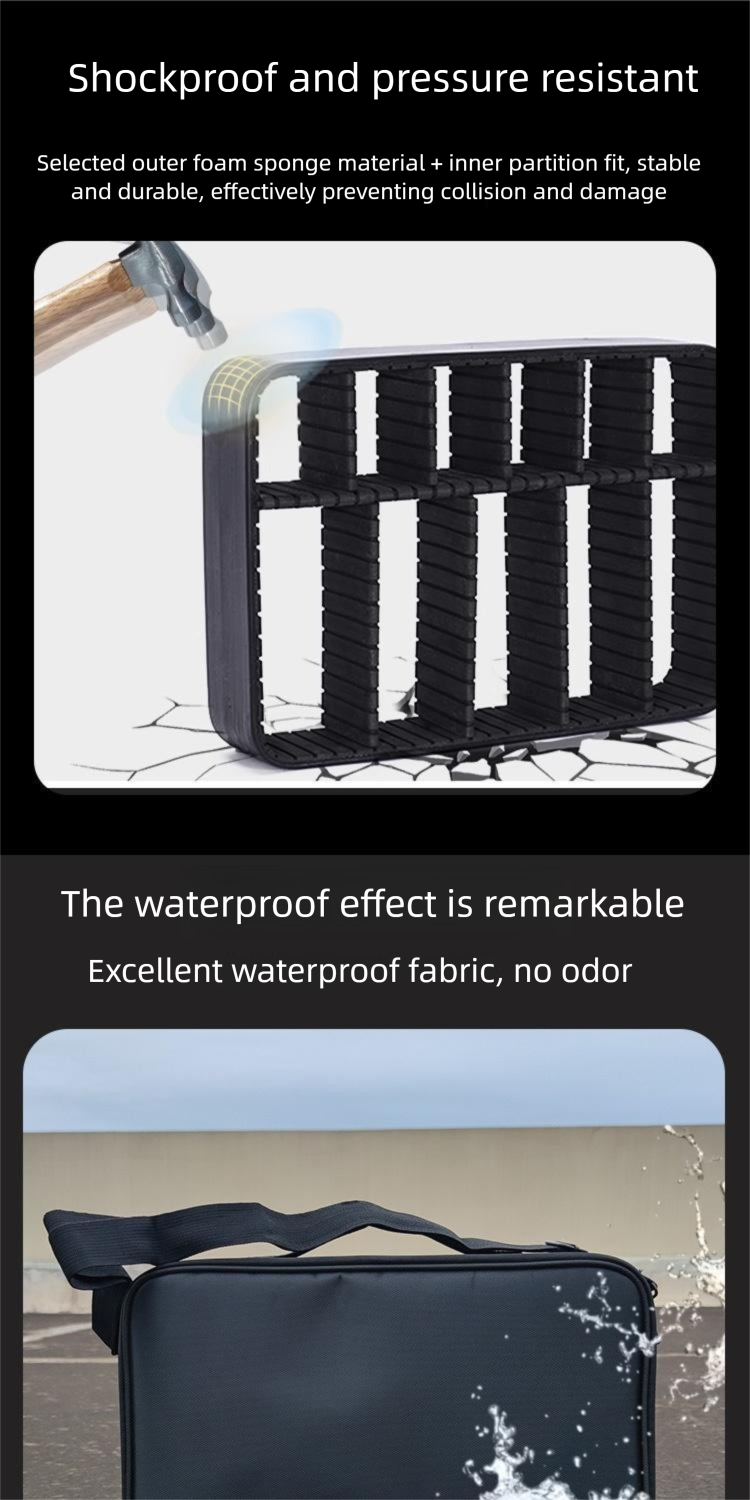 FPV Drone Model Storage Bag Oxford Waterproof Large Capacity Portable Easy-to-Carry Accessories Toolbox_voghion.com