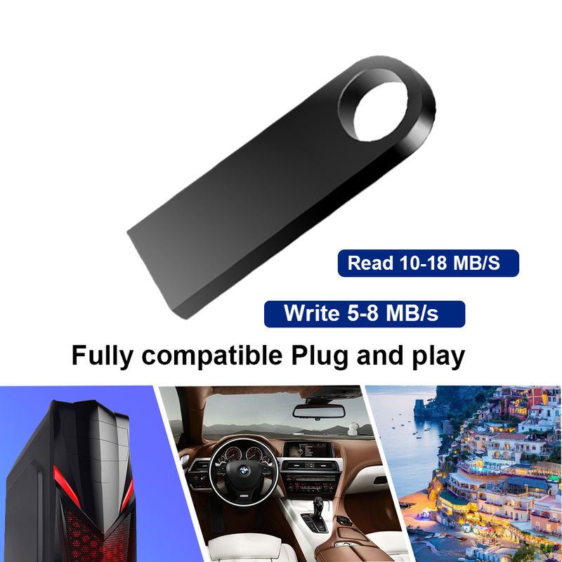 10 Color 4/8/16/32GB Pendrive Cle USB Flash Stick Pen Drive Waterproof 64 128GB Metal Memory Stick Flash Drive_voghion.com