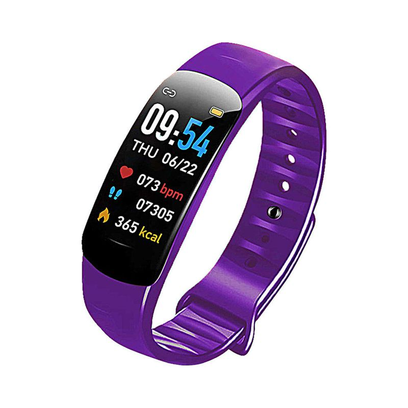 RXshengtai C1plus Bluetooth-Compatible Reminder Weather Forecast Multiple Sport Modes Wrist Smart Watch Daily Life_voghion.com