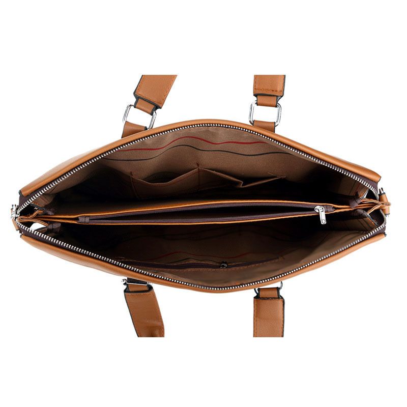 2020 New Stylish Handbag Business Men's Briefcase Single Shoulder Crossbody Bag_voghion.com