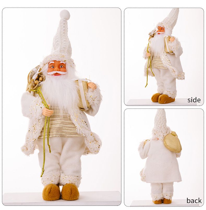 Juldekorationer stående hållning med lampor Christmas resin old man Christmas home decoration ornaments_voghion.com