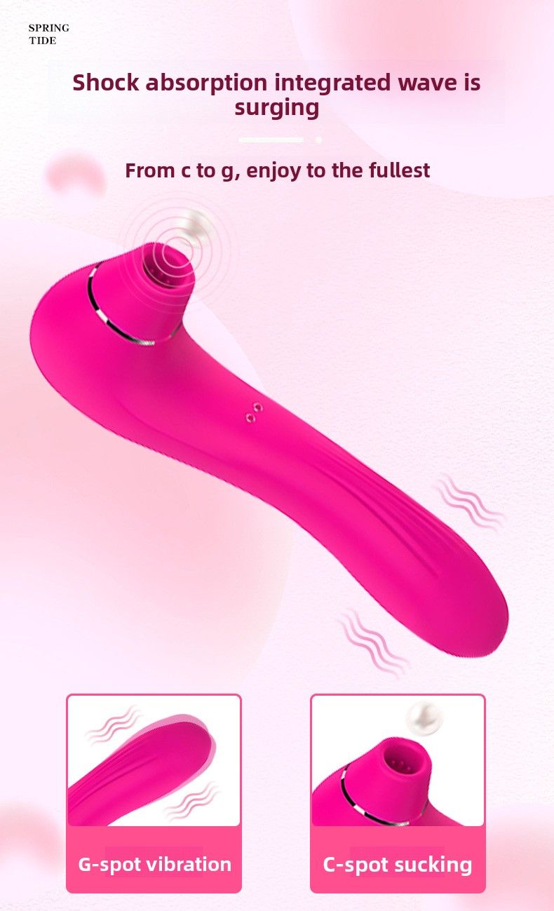 Factory Direct Sale Honey Bean Sucking Vibrator 10 Frequency Strong Vibration Magnetic Charging Skin-Friendly Silicone_voghion.com