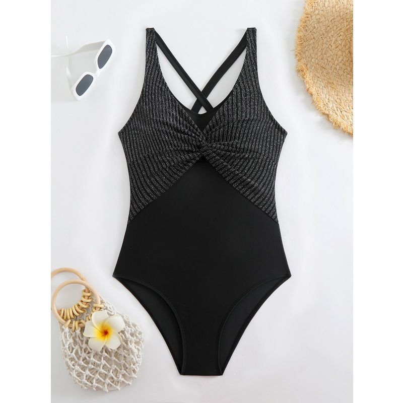 Nuevo traje de baño de una pieza para mujer, sexy, multicolor, sin espalda, bikini._voghion.com