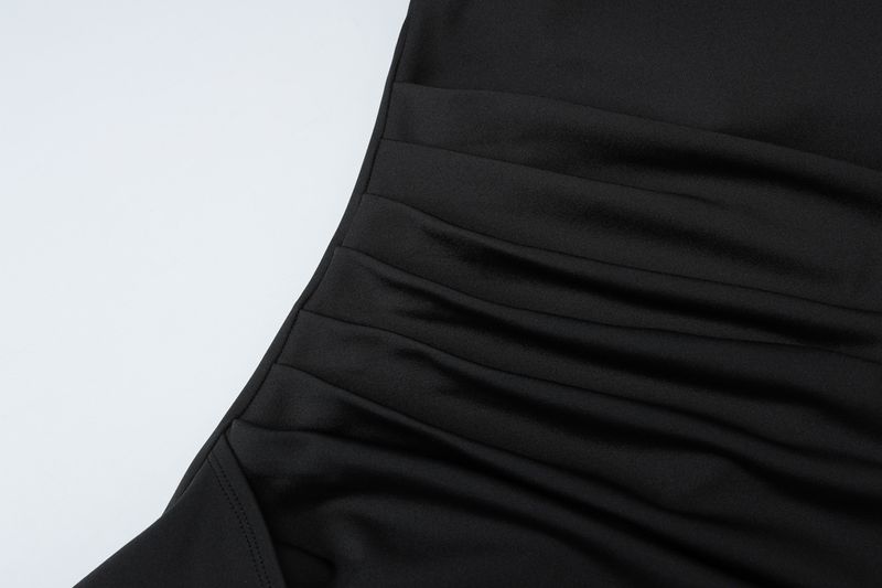 Dammekleeder Oweskleed Laang Rock Summer Moud Sexy Hosenträger Récklos Kleed mat héije Schlitzer_voghion.com