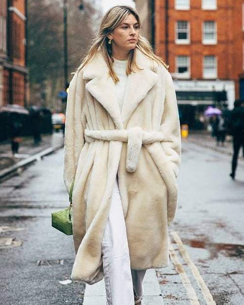 Women's Clothing Long Rabbit Fur Mink Imitation Fur Coat Thickened Coat Women's Slim Plush Coat_voghion.com