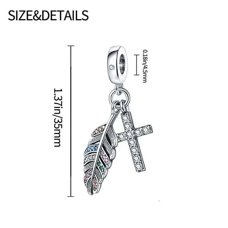 925 Sterling Silver Lucky U-shaped Horseshoe Clover Tree Pendant Charms Beads Fit Bracelet DIY Accessory For Women Gift_voghion.com