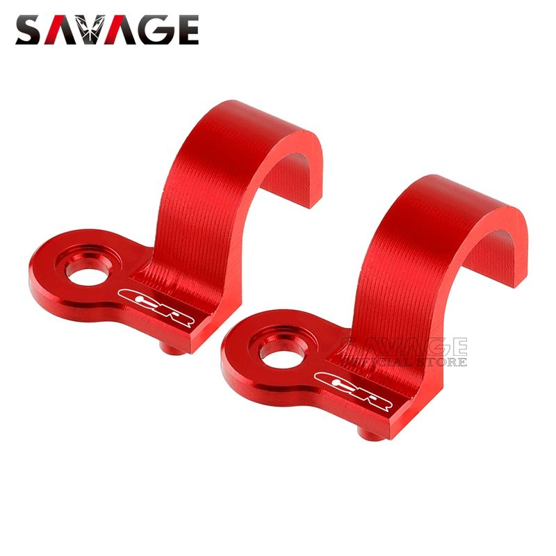 Voor CR80R CR85R Motocross Voor- en achterslangklem Remkabelgeleiderclips Fi Fixer-houder CR 80R 85R 98-07_voghion.com