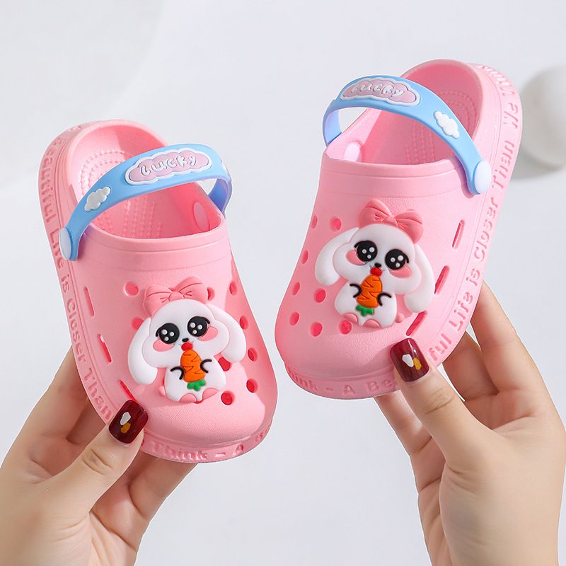2025 Neue Kindersandalen für Jungen und Mädchen im Alter von 2–6 Jahren, süße Cartoon-Anti-Rutsch-Zehenlochschuhe für Kleinkinder_voghion.com