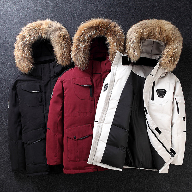 Running Jacket The Same Men's And Women's Lovers Korea Parker Canada Work Clothes Thickened Warm Goose Down J_voghion.com