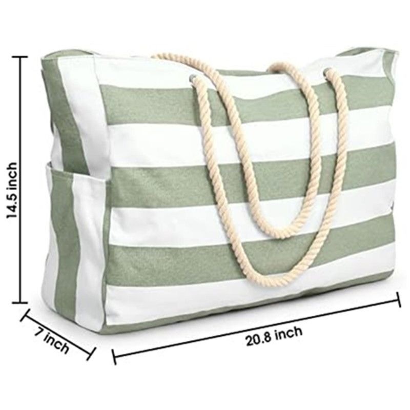 Sac à main de plage Spot grand sac de plage pliable imperméable et résistant au sable sac de rangement portable à main de grande capacité_voghion.com